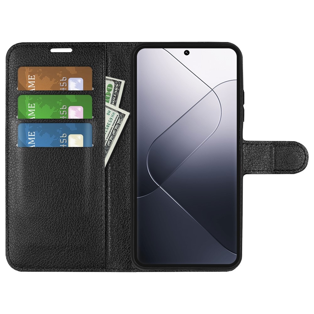 Funda cartera Xiaomi 14 Pro Negro