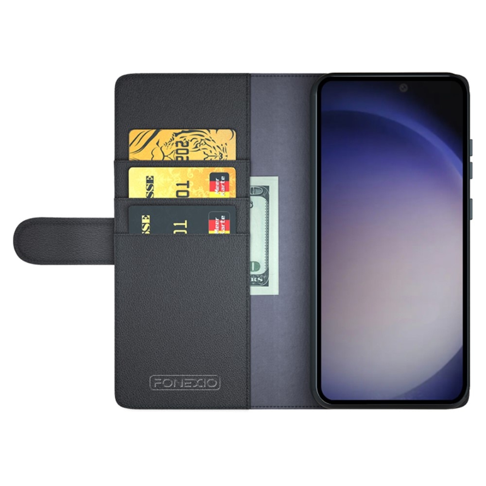 Kit para Samsung Galaxy S24: Funda cartera y protector de pantalla