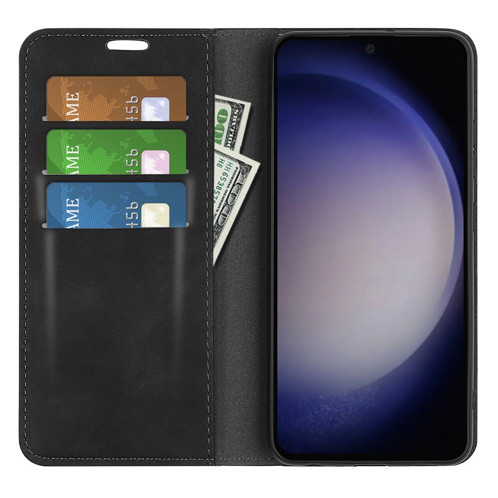 Kit para Samsung Galaxy S24 : Funda cartera Delgada y protector de pantalla