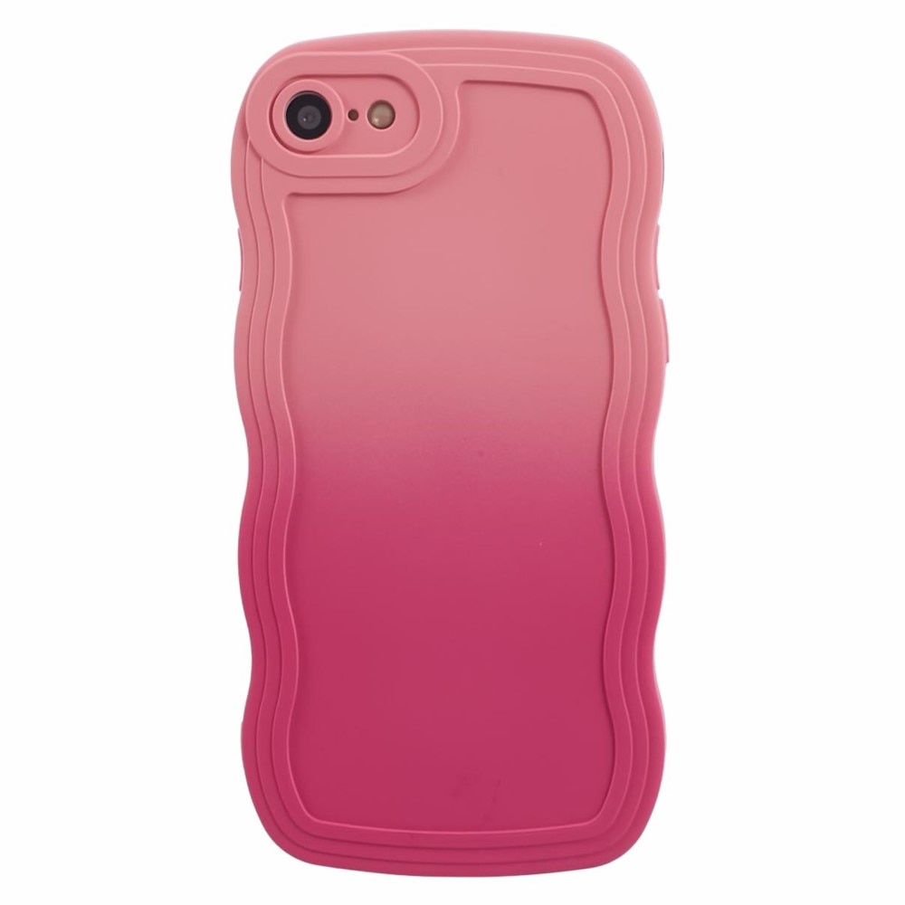 Funda Wavy Edge iPhone SE (2020) ombre rosa