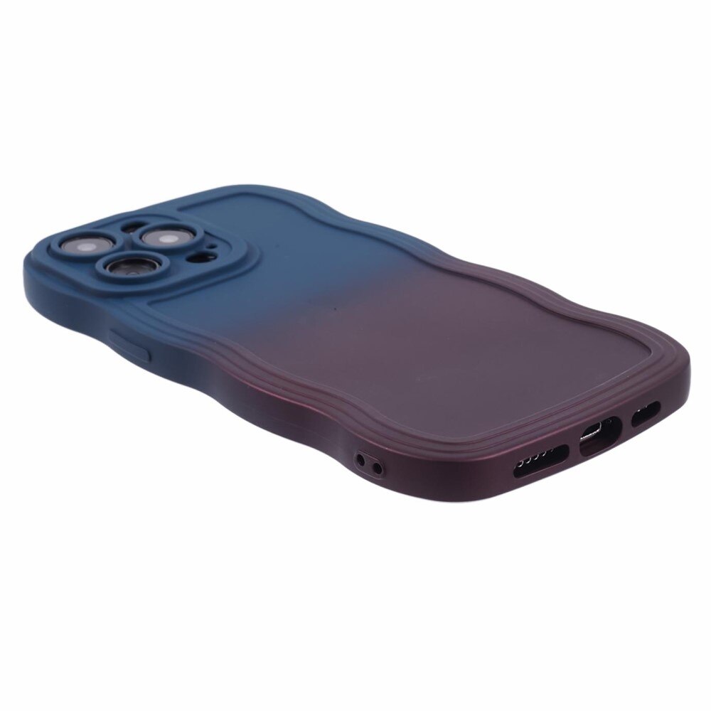 Funda Wavy Edge iPhone 13 Pro Max ombre azul/morado