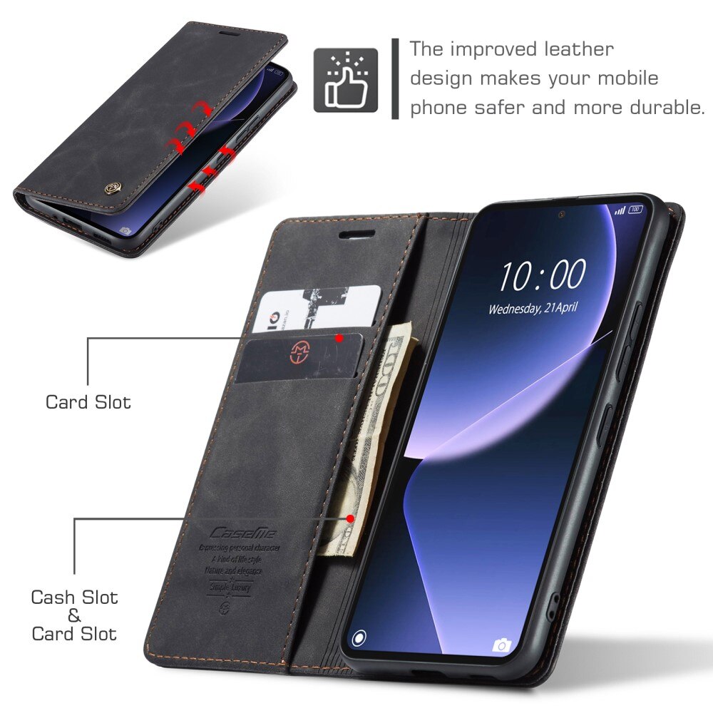 Funda delgada con solapa Xiaomi 13T Negro