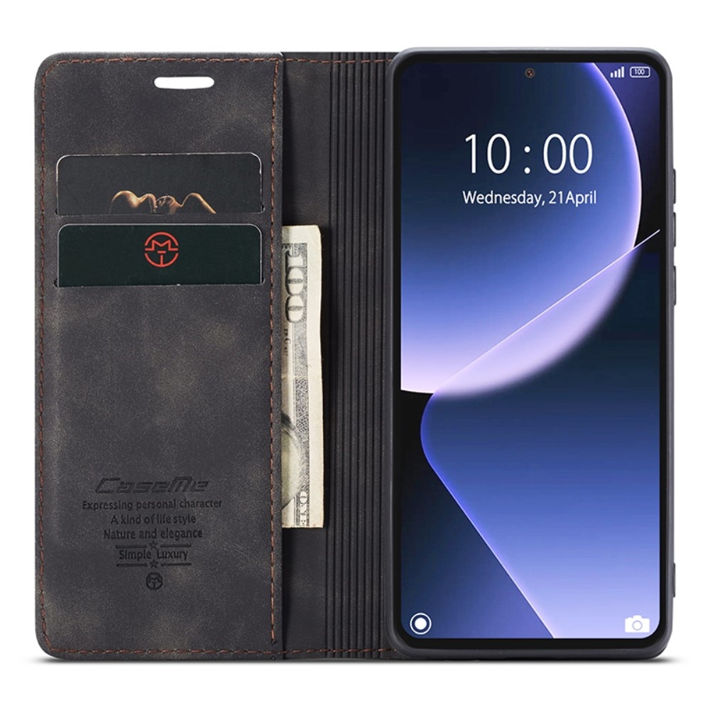 Funda delgada con solapa Xiaomi 13T Negro