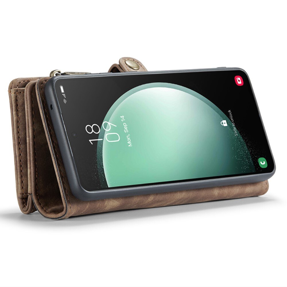 Cartera Multi-Slot Samsung Galaxy S23 FE Marrón