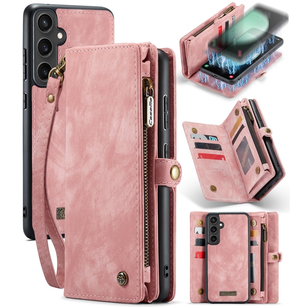 Cartera Multi-Slot Samsung Galaxy S23 FE rosado