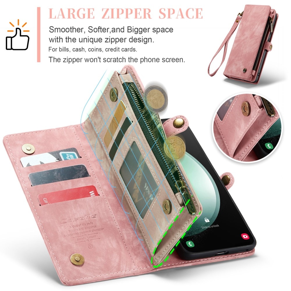 Cartera Multi-Slot Samsung Galaxy S23 FE Rosa