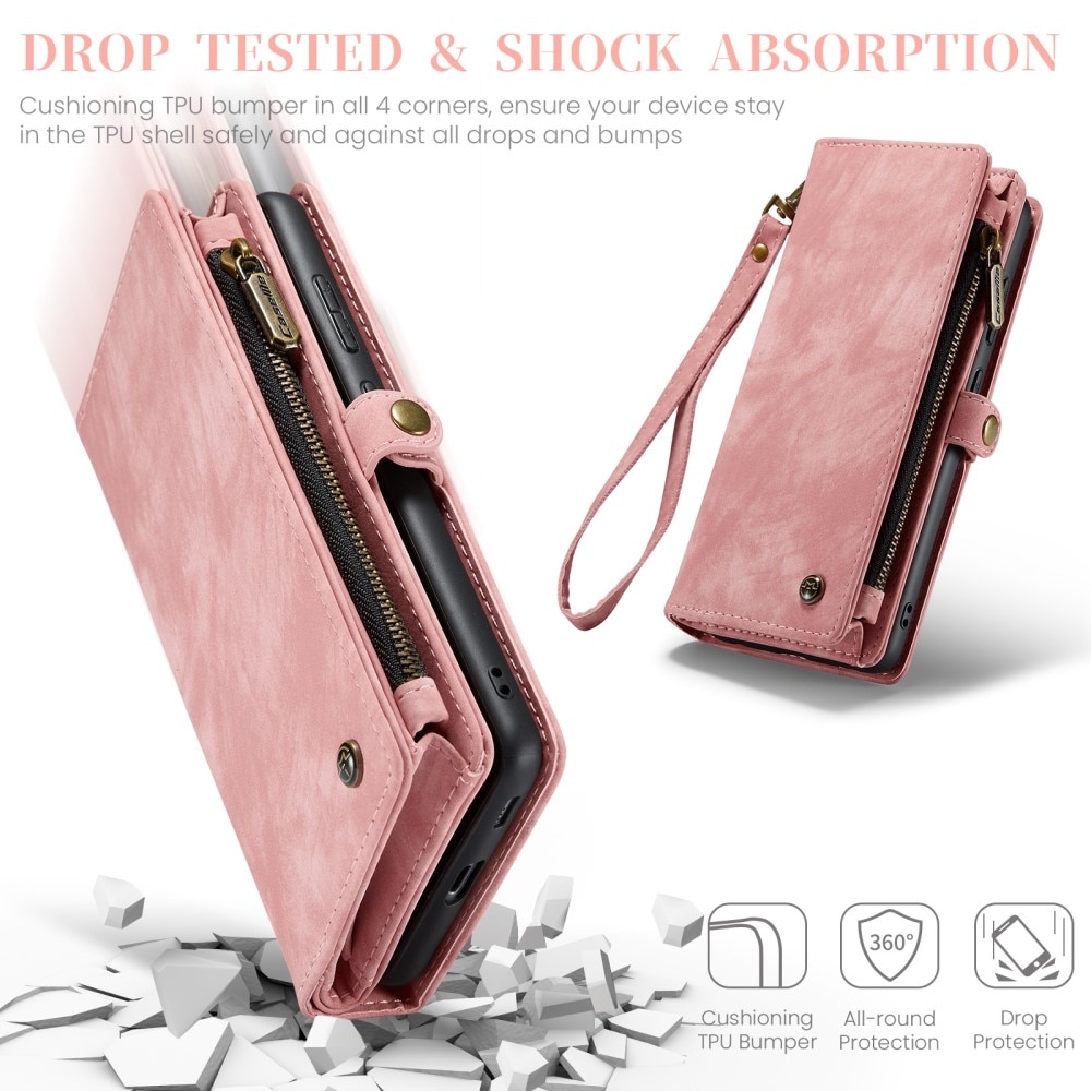 Cartera Multi-Slot Samsung Galaxy S23 FE rosado