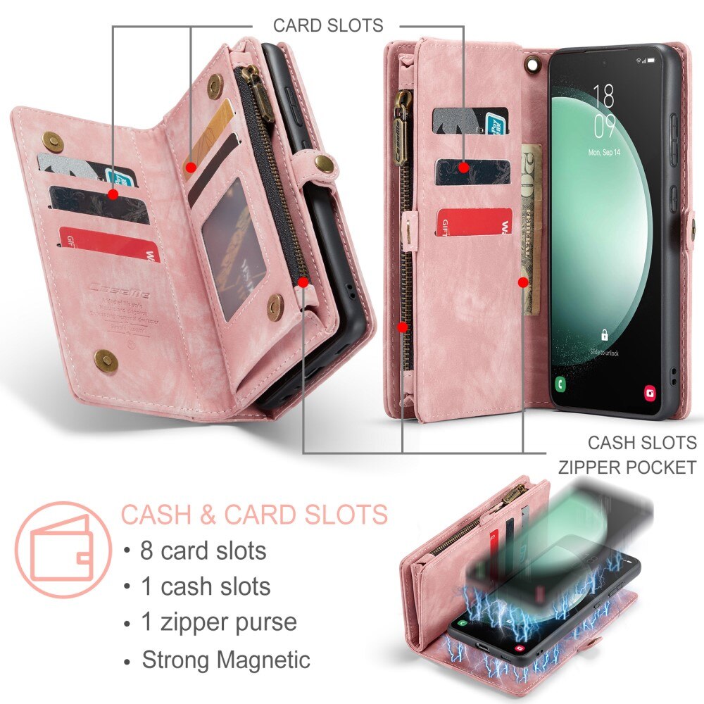 Cartera Multi-Slot Samsung Galaxy S23 FE Rosa
