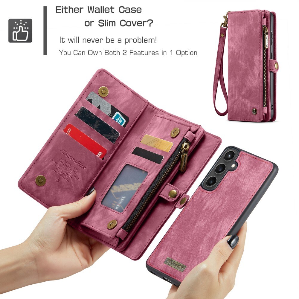 Cartera Multi-Slot Samsung Galaxy S23 FE Rojo