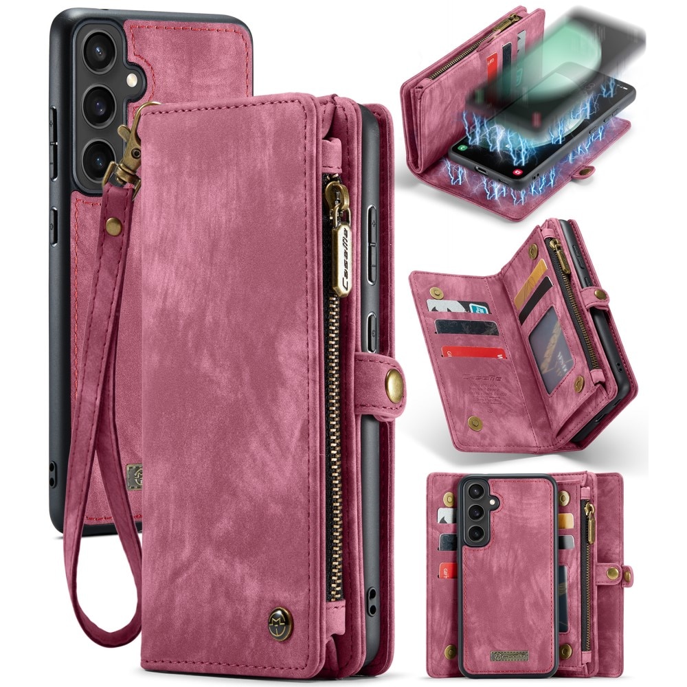Cartera Multi-Slot Samsung Galaxy S23 FE Rojo