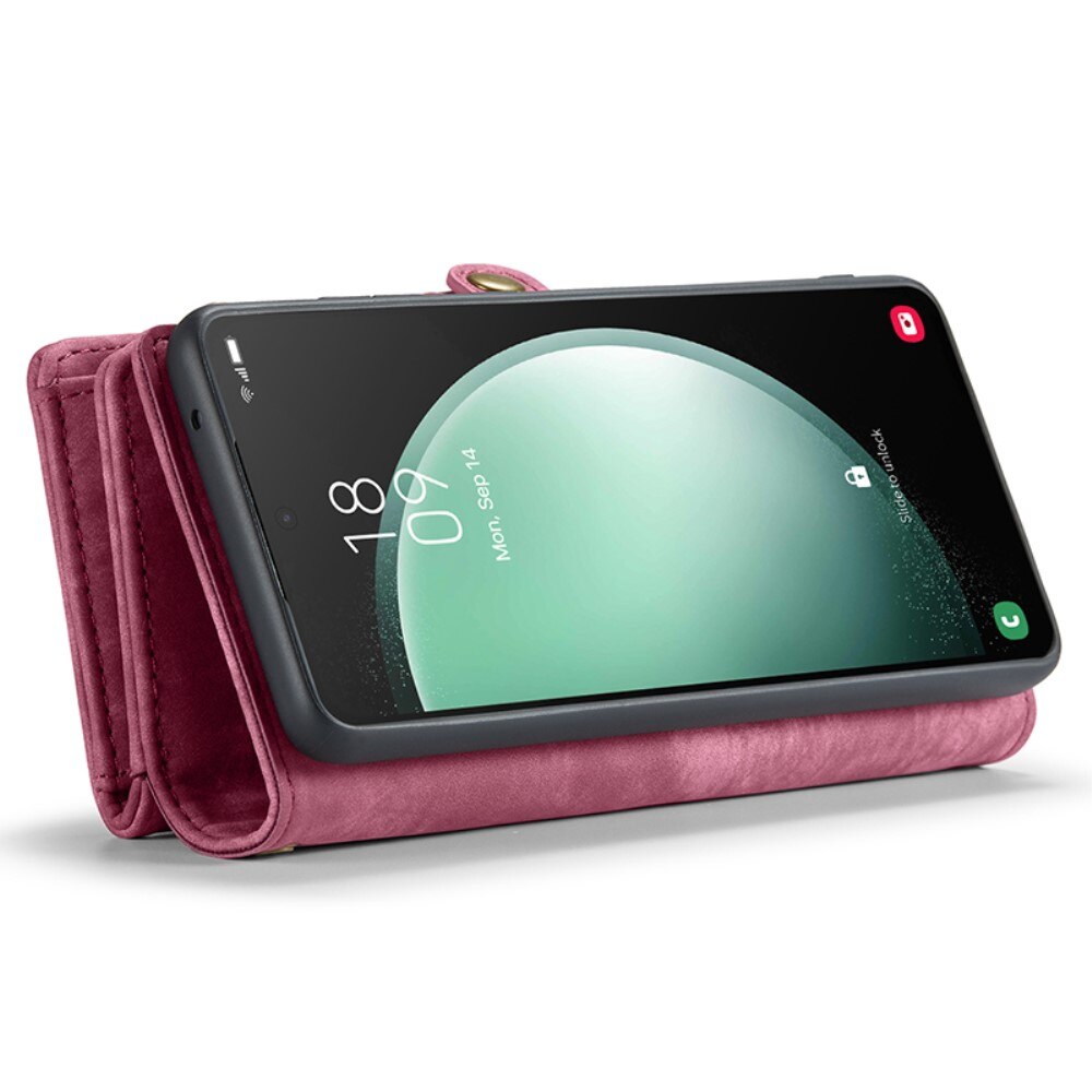 Cartera Multi-Slot Samsung Galaxy S23 FE Rojo