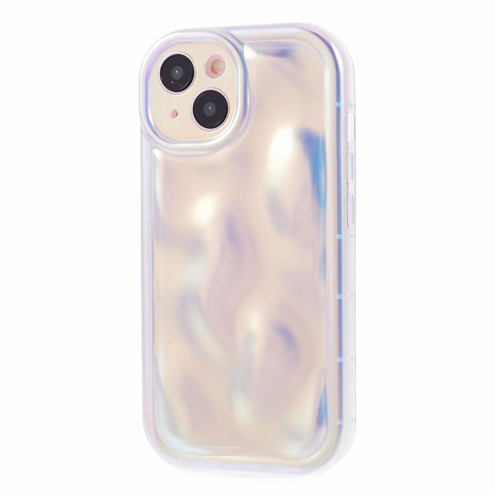 Funda TPU Wavy iPhone 15 madreperla