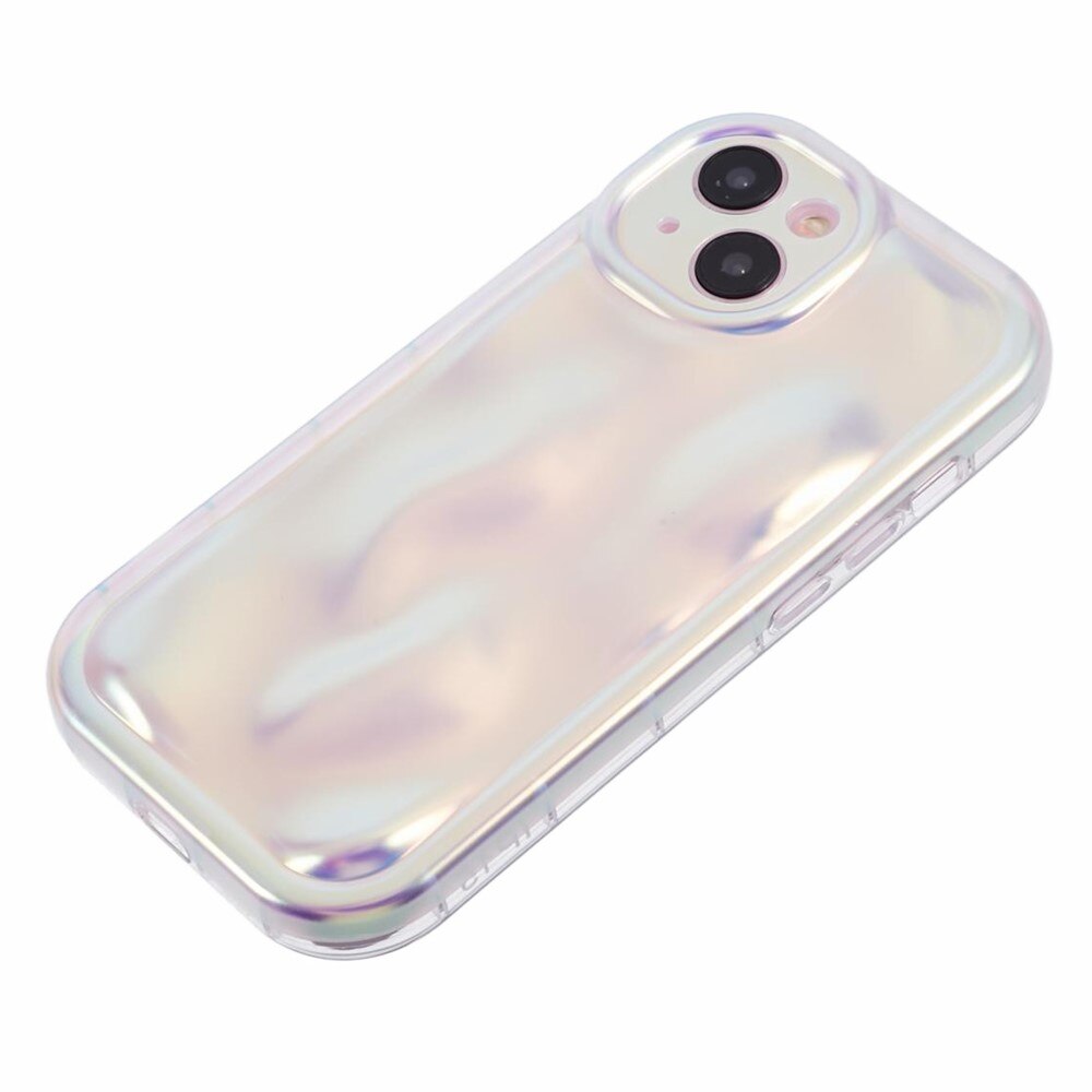 Funda TPU Wavy iPhone 15 madreperla