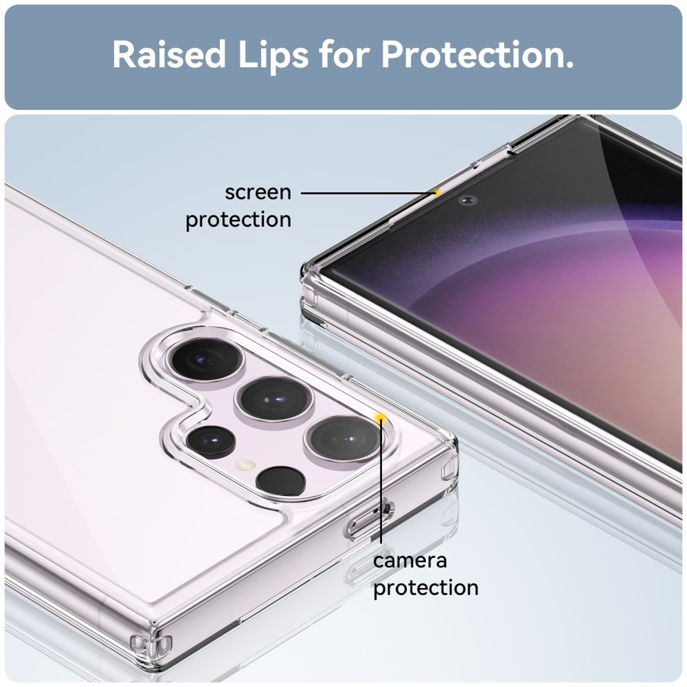 Funda Híbrida Crystal Hybrid Samsung Galaxy S24 Ultra transparente