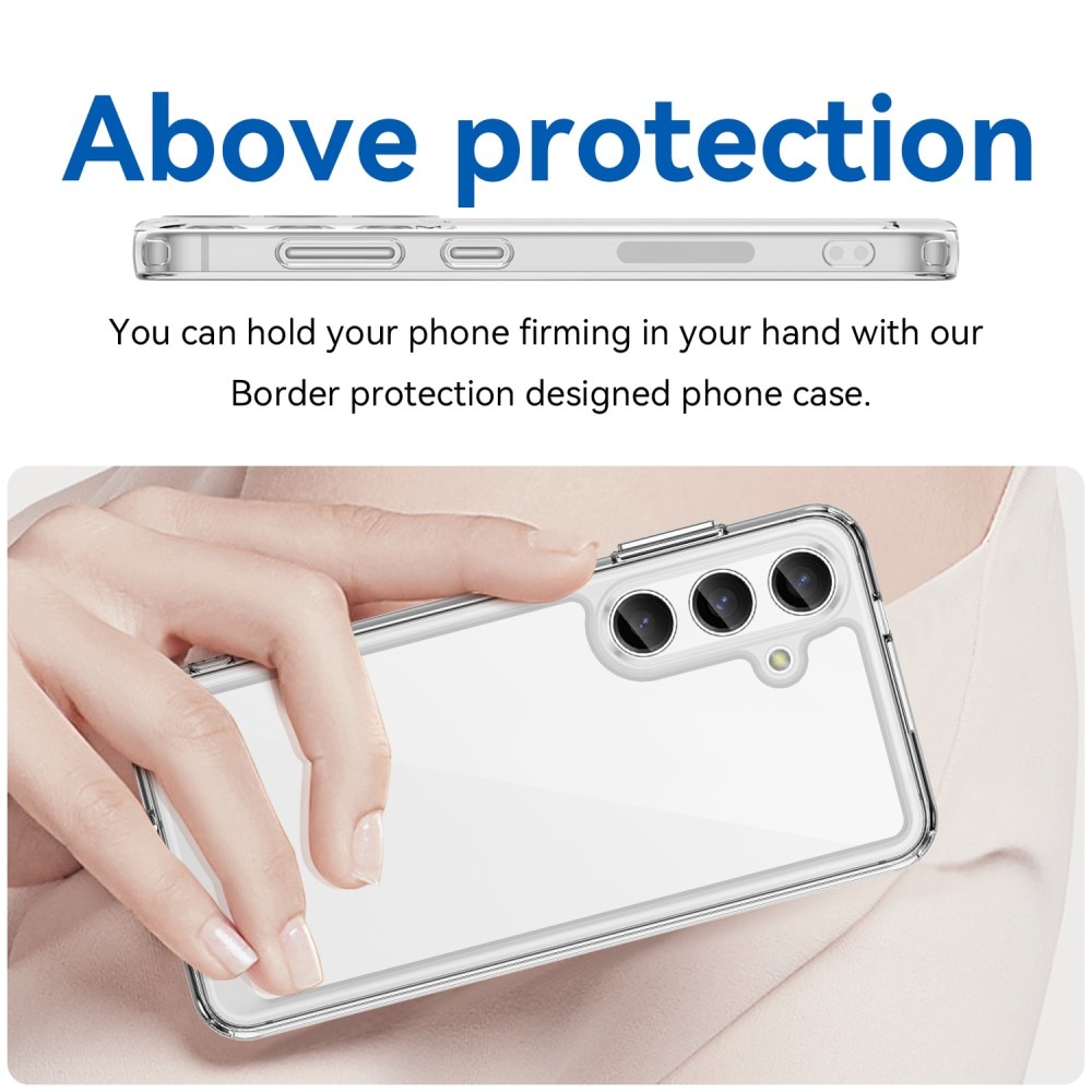 Funda Híbrida Crystal Hybrid Samsung Galaxy S24 transparente