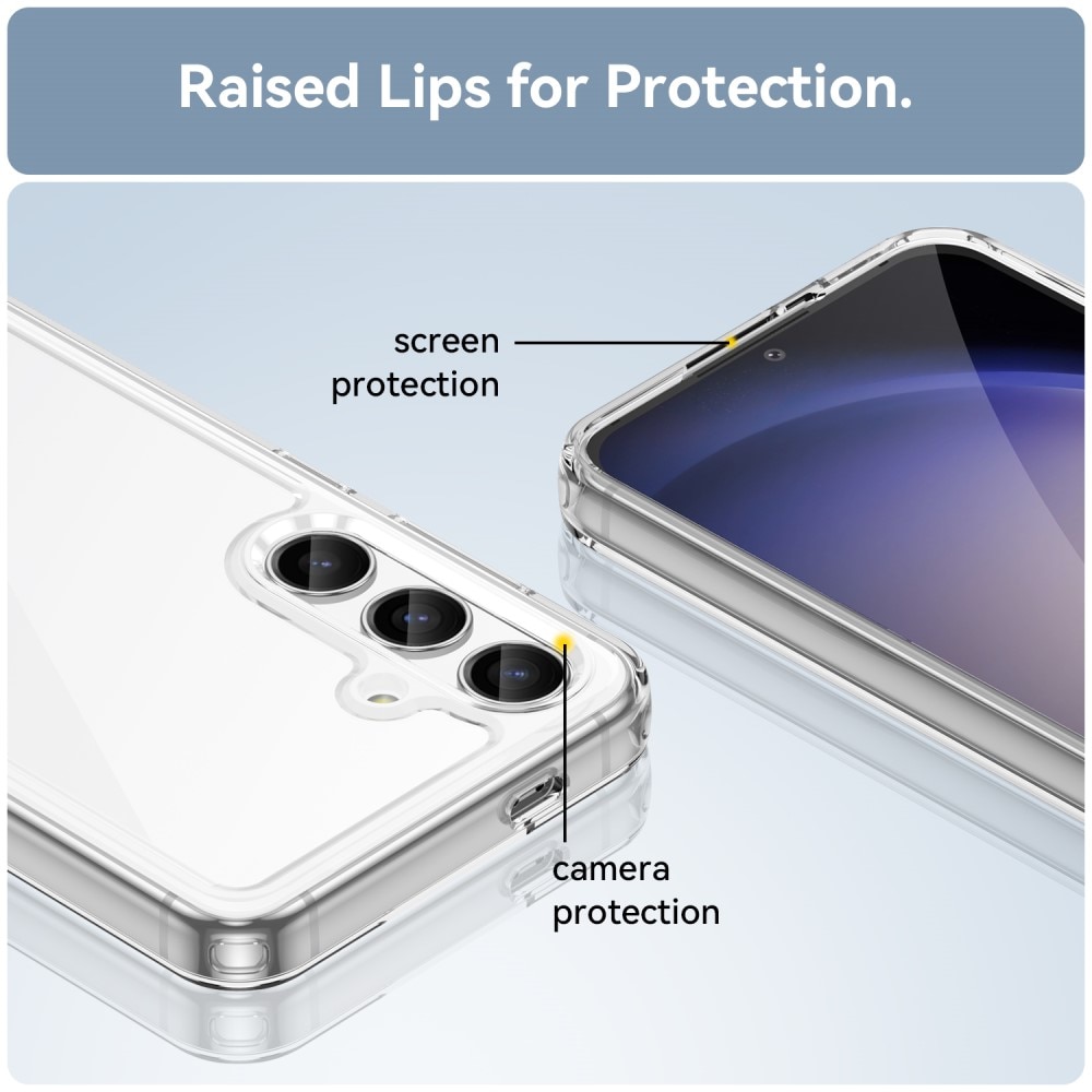 Funda Híbrida Crystal Hybrid Samsung Galaxy S24 Plus transparente
