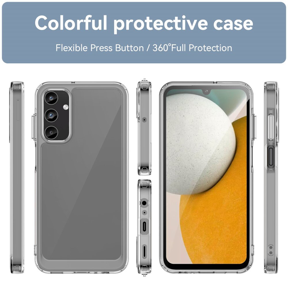 Funda Híbrida Crystal Hybrid Samsung Galaxy A15 transparente