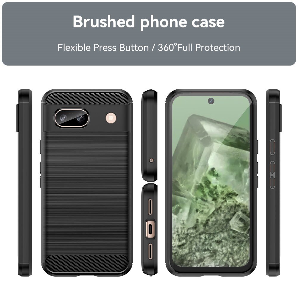 Funda TPU Brushed Google Pixel 8a Black