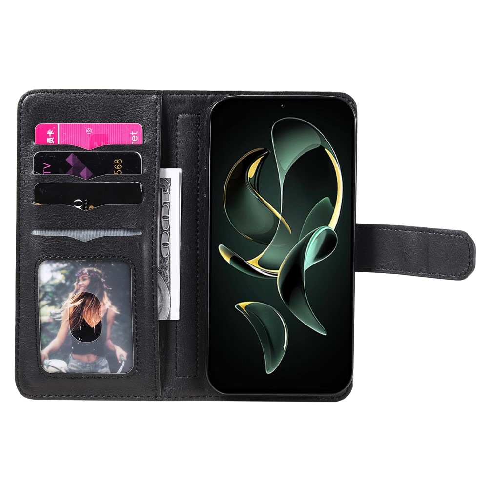 Funda cartera Multi-slot Xiaomi 13T Pro, negro