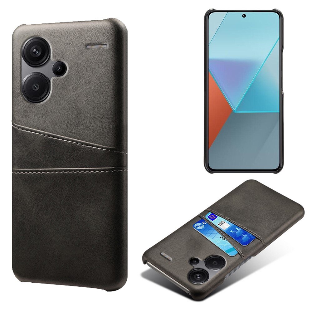 Funda Card Slots Xiaomi Redmi Note 13 Pro Plus Negro