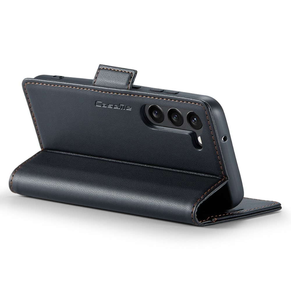 Funda delgada con solapa anti-RFID Samsung Galaxy S24 Plus Negro