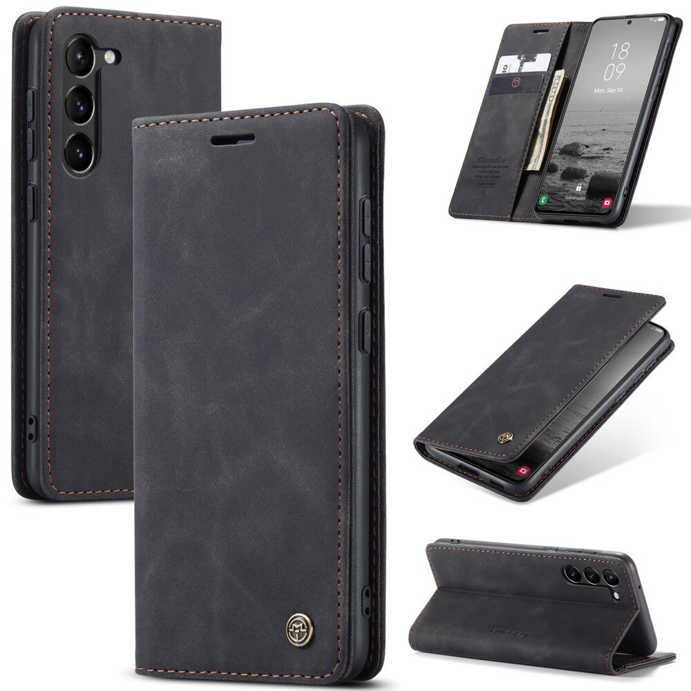 Funda delgada con solapa Samsung Galaxy S24 Plus Negro