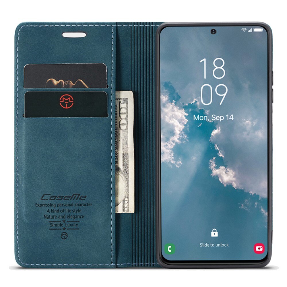 Funda delgada con solapa Samsung Galaxy S24 Plus Azul