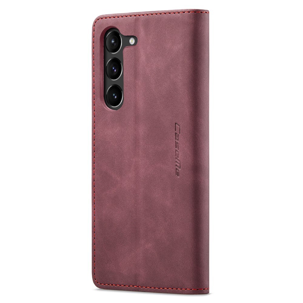 Funda delgada con solapa Samsung Galaxy S24 Plus Rojo