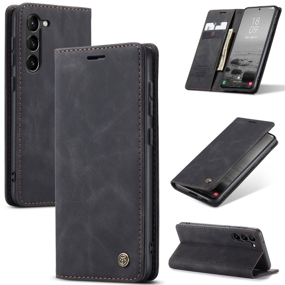 Funda delgada con solapa Samsung Galaxy S24 Negro