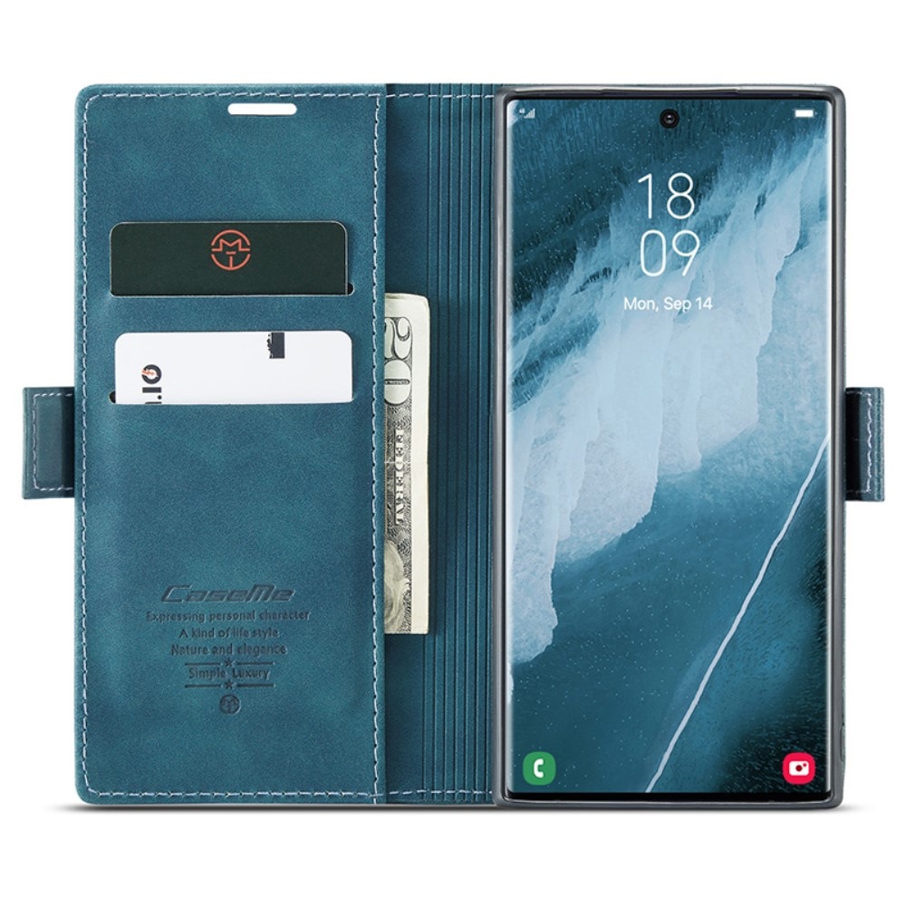 Funda delgada con solapa Samsung Galaxy S24 Ultra Azul