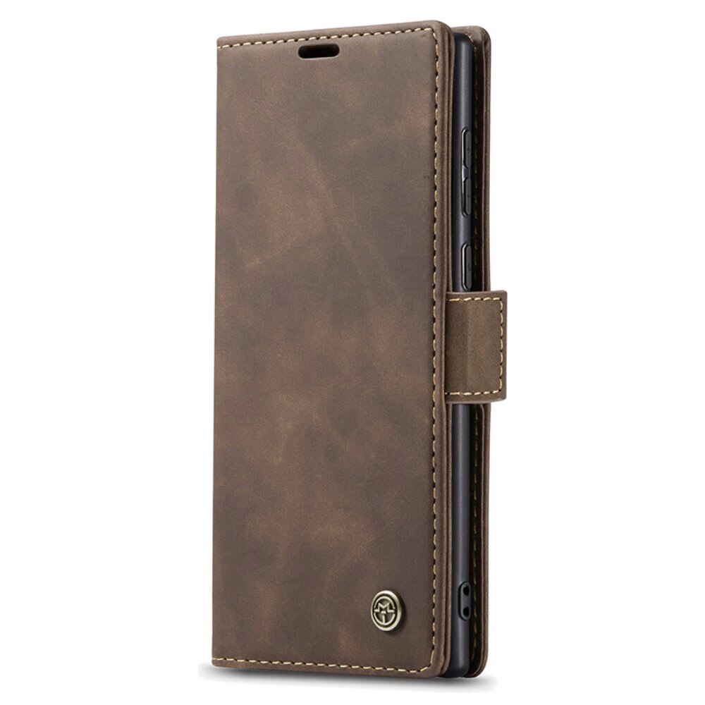 Funda delgada con solapa Samsung Galaxy S24 Ultra Marrón