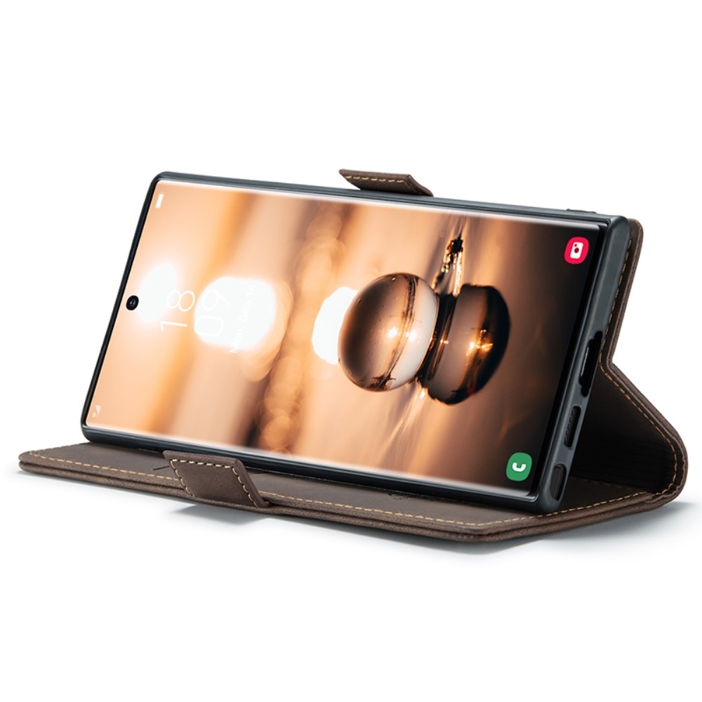 Funda delgada con solapa Samsung Galaxy S24 Ultra marrón