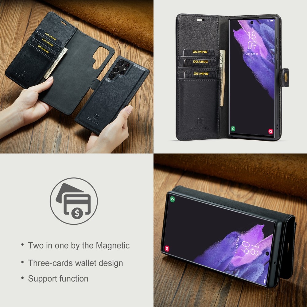 Cartera Magnet Wallet Samsung Galaxy S24 Ultra Black
