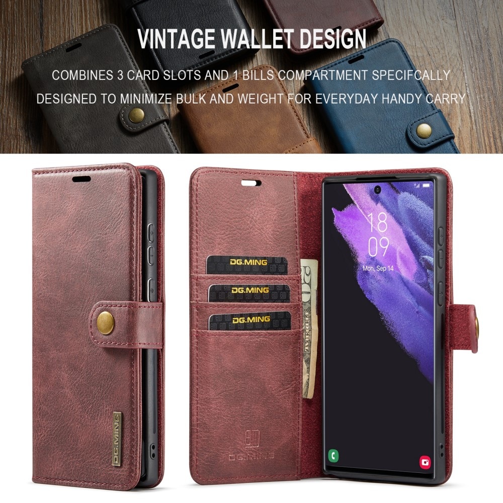 Cartera Magnet Wallet Samsung Galaxy S24 Ultra Red
