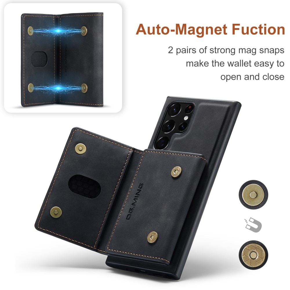 Funda Magnetic Card Slot Samsung Galaxy S24 Ultra Black