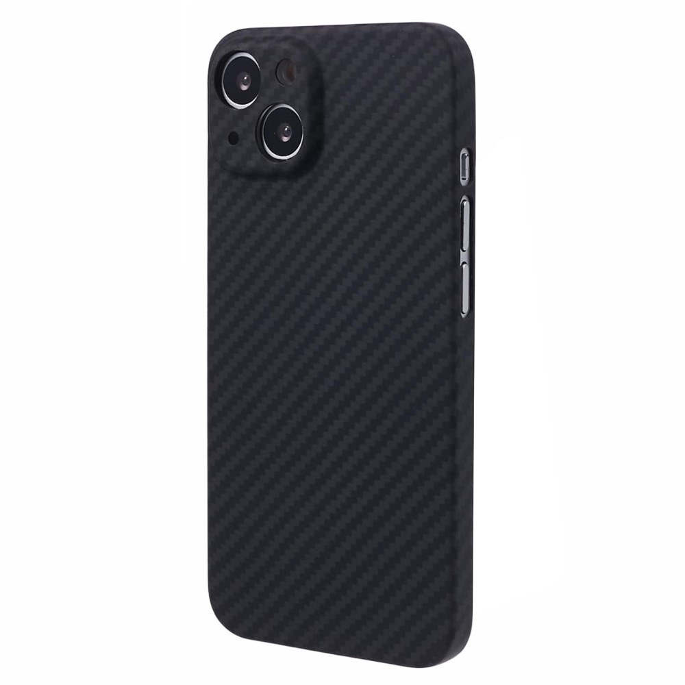 Fundas delgada Fibra de aramida iPhone 15 Plus negro