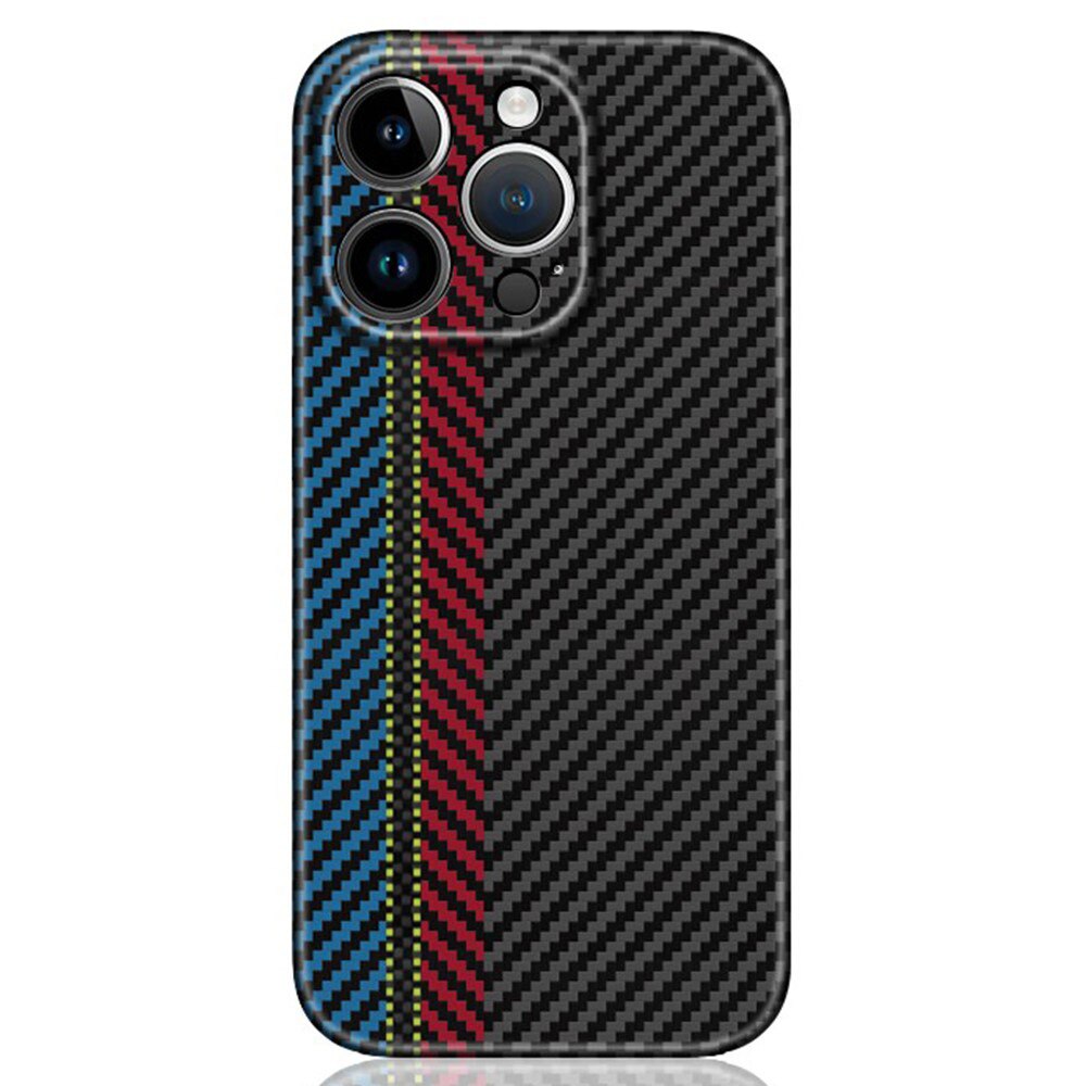 Fundas delgada Fibra de aramida iPhone 15 Pro Max, rayas