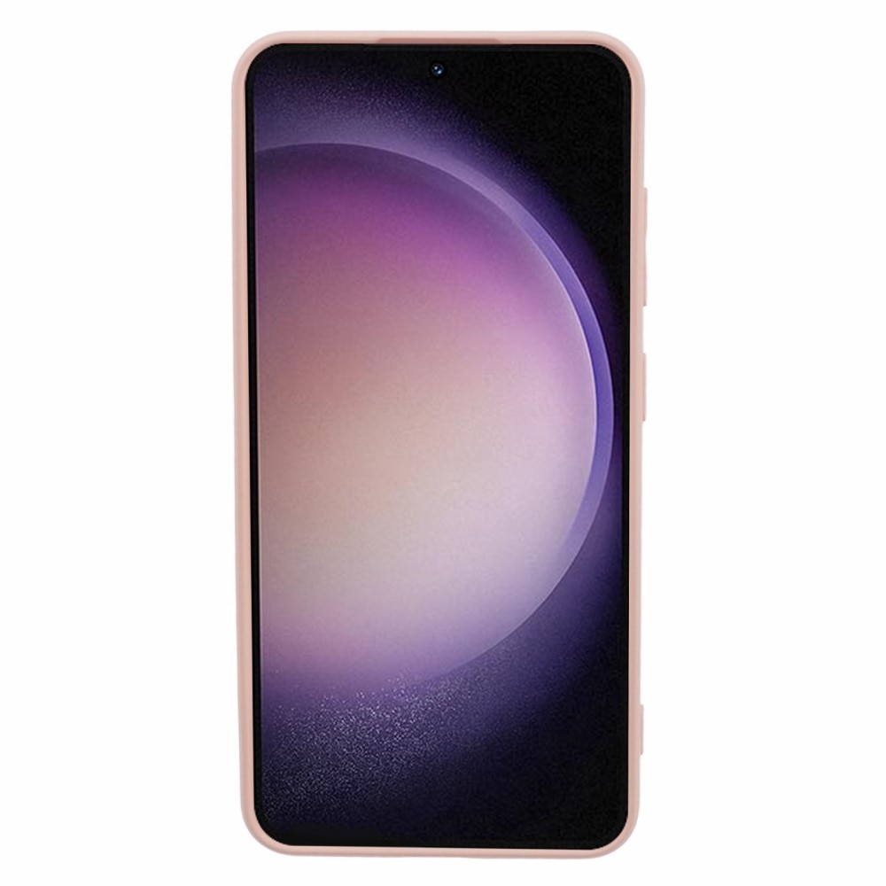 Funda TPU resistente a los golpes Samsung Galaxy S24 rosado