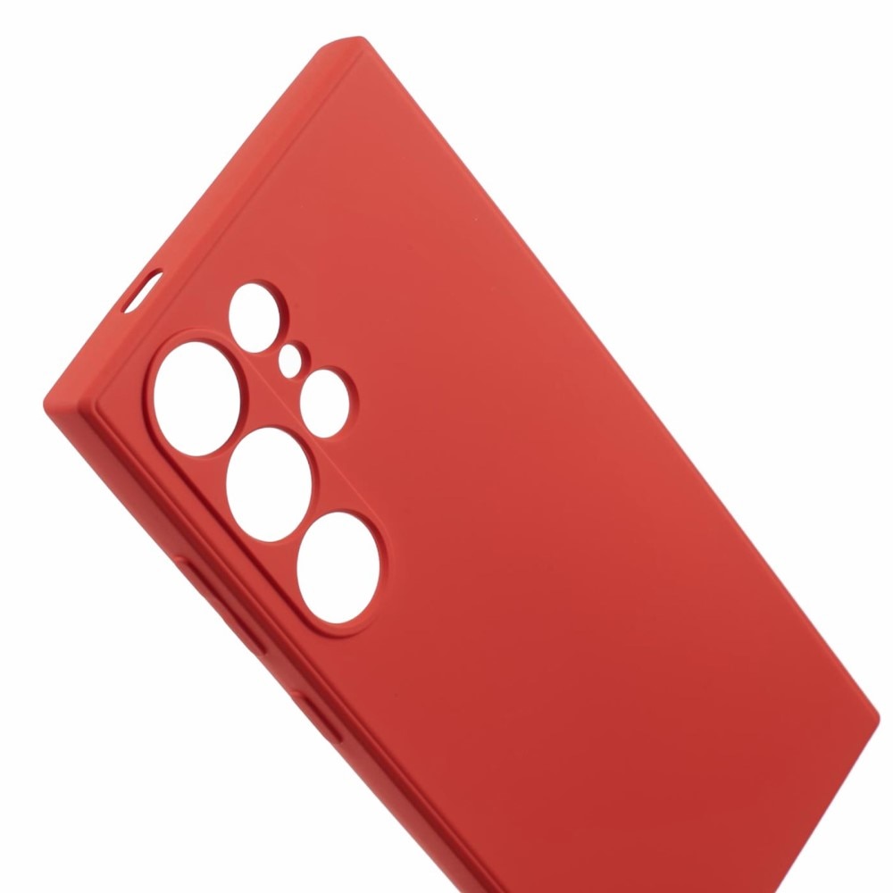 Funda TPU resistente a los golpes Samsung Galaxy S24 Ultra Rojo