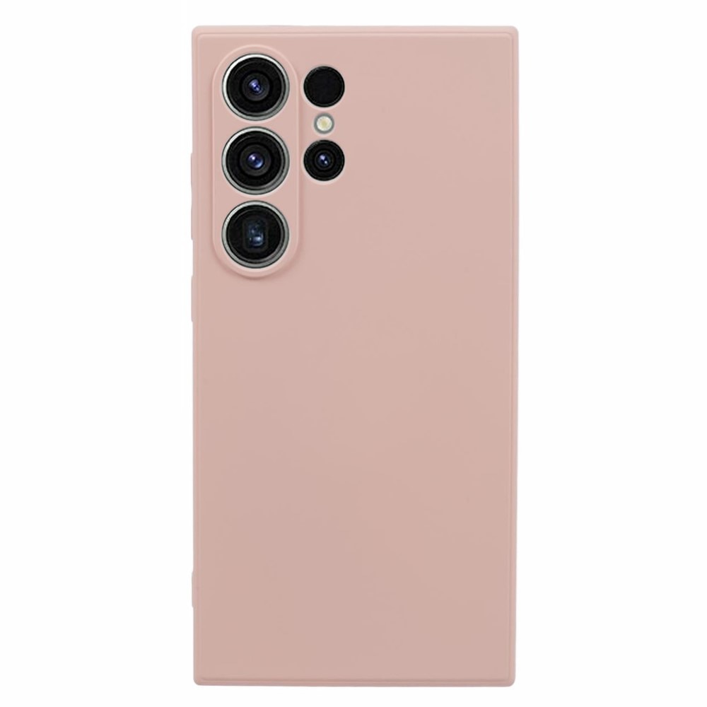 Funda TPU resistente a los golpes Samsung Galaxy S24 Ultra rosado