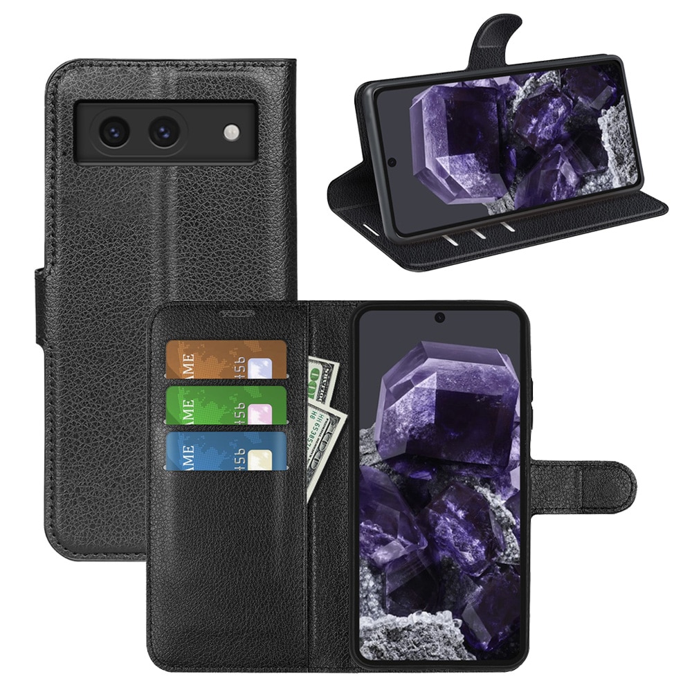 Funda cartera Google Pixel 8a Negro