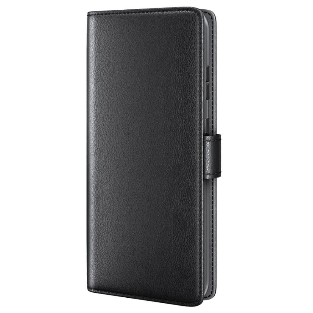 Funda de cuero genuino Samsung Galaxy S24 Ultra, Negro