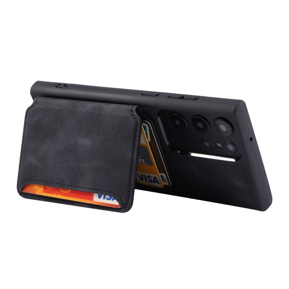 Funda con tarjetero anti-RFID Multi-slot Samsung Galaxy S24 Ultra negro