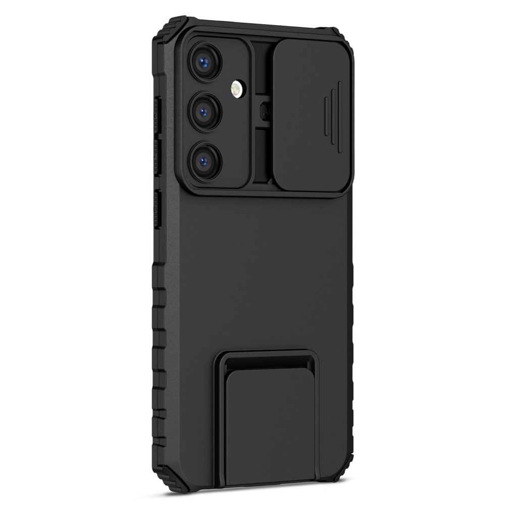 Funda Kickstand con Protector Cámara Samsung Galaxy S24 Negro