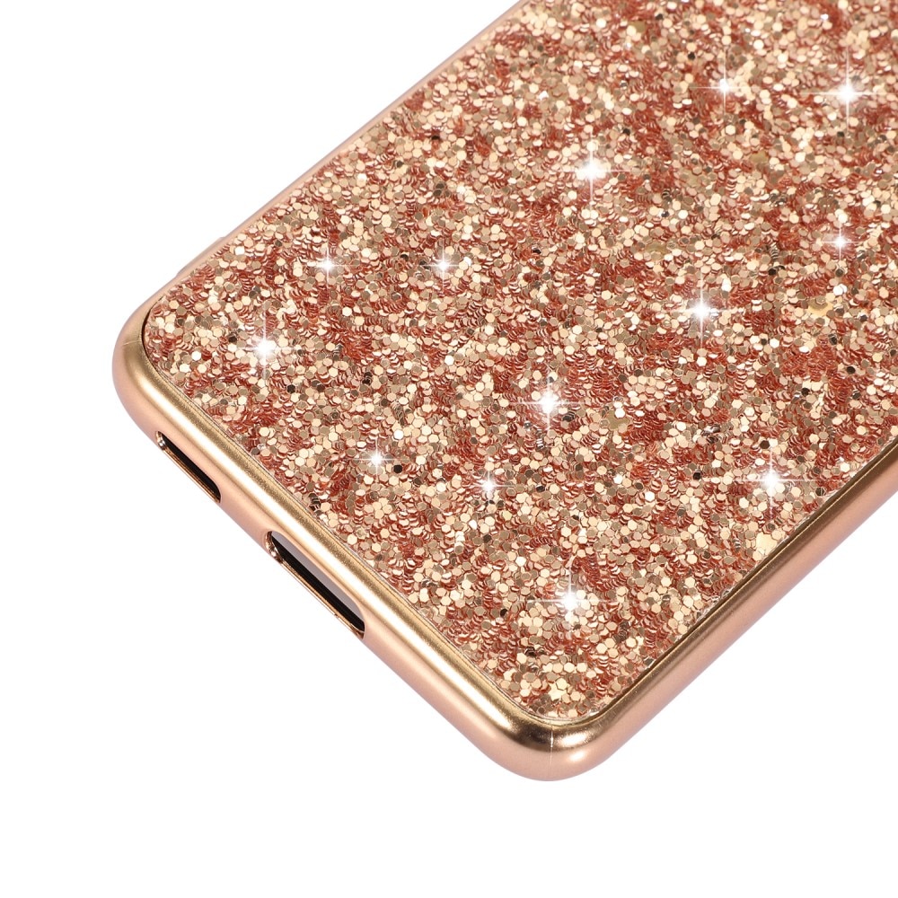 Funda Brillantina Samsung Galaxy S24 oro rosa