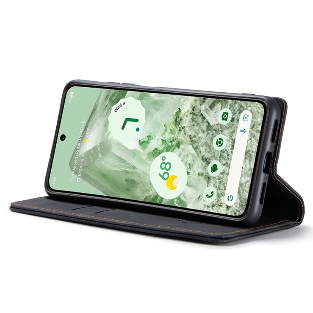 Funda delgada con solapa Google Pixel 8a Negro