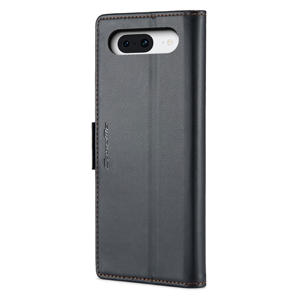 Funda delgada con solapa anti-RFID Google Pixel 8a negro