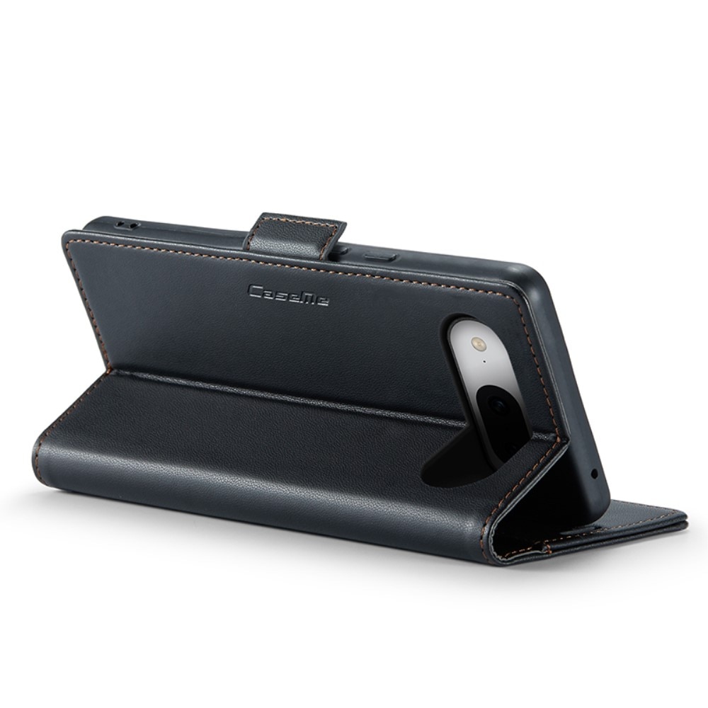 Funda delgada con solapa anti-RFID Google Pixel 8a Negro