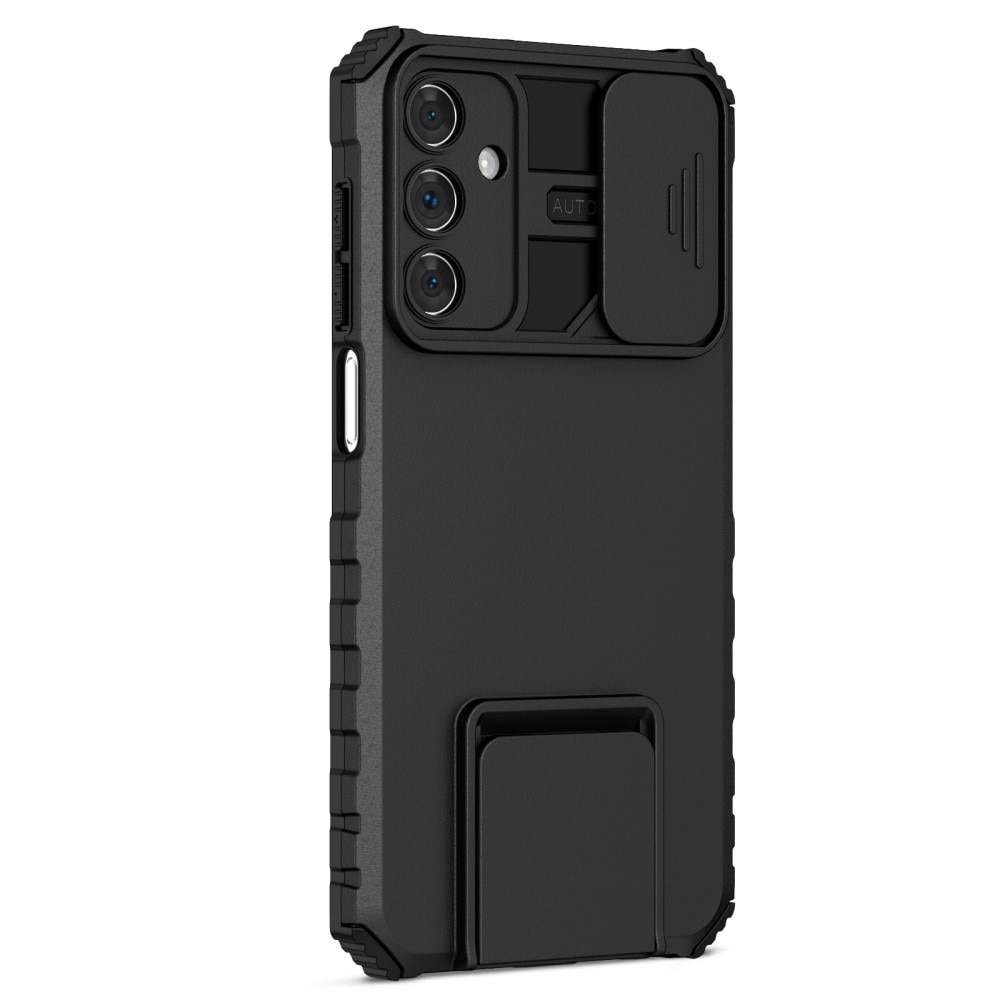 Funda Kickstand con Protector Cámara Samsung Galaxy A15 negro