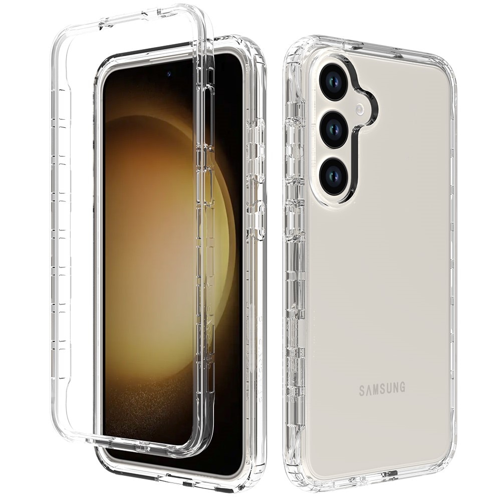 Funda con cobertura total Samsung Galaxy S24 Plus transparente